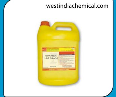 DI Water Lab Grade 5 Ltr