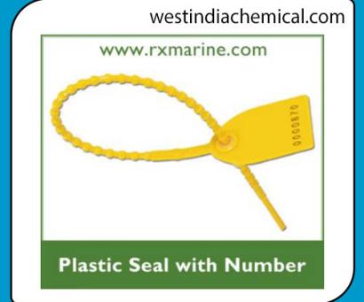Plastic Seal with Number