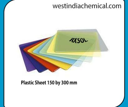 Plastic Sheet 150 by 300 mm