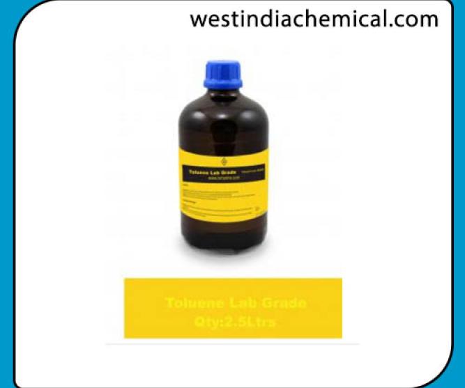 Toluene Lab Grade 2.5 Ltrs Glass Bottle